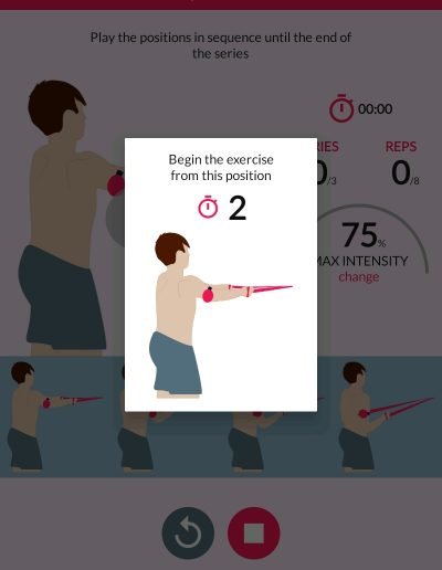 Shoulder Pacemaker™ protocol exercise